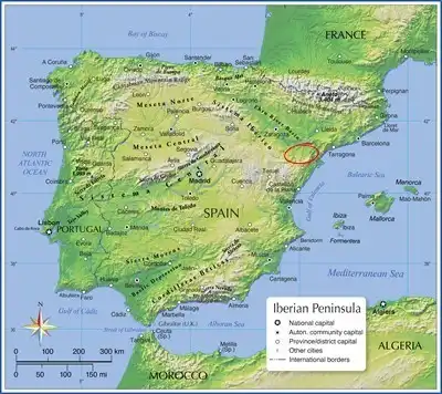 Where we ride offroad in Spain